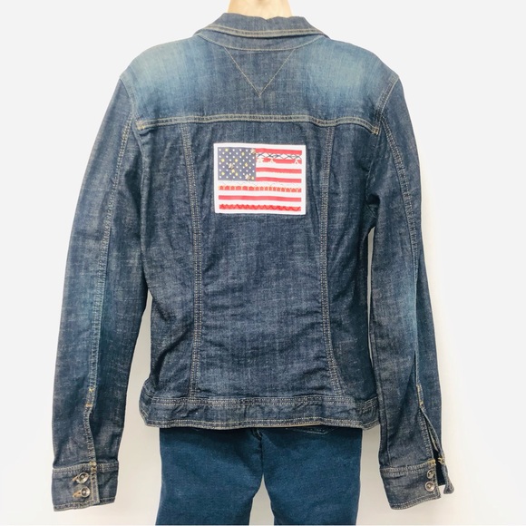 Tommy Hilfiger Patriotic Denim Trucker Jacket - Picture 15 of 16